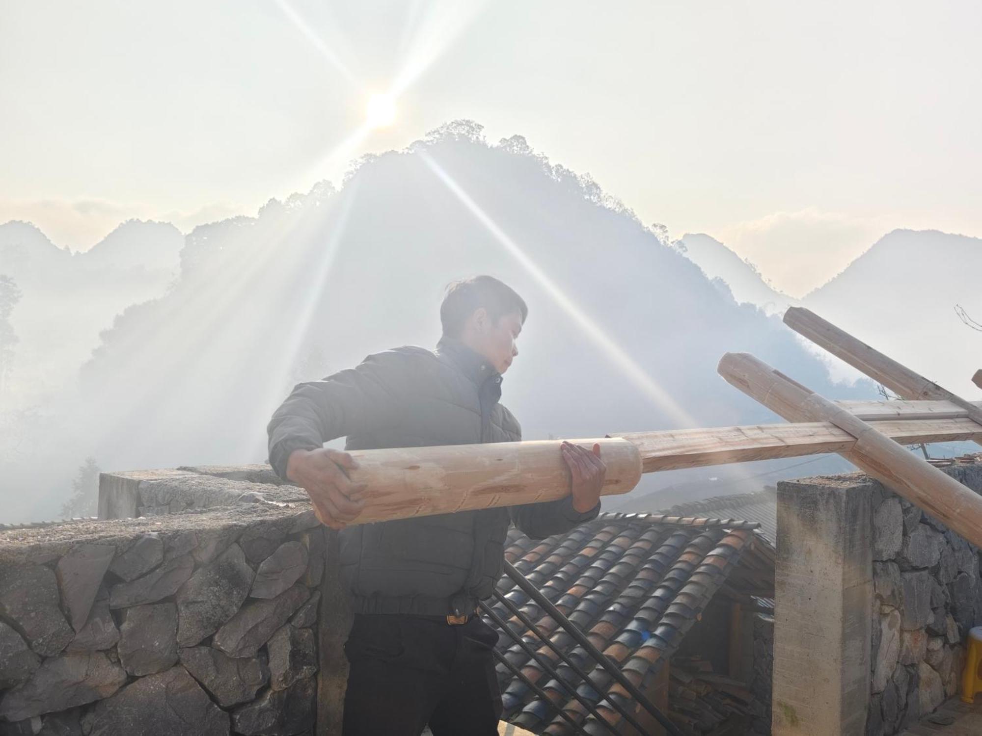 Nhà Cổ Lao Xa Homestay Hmong Dong Van  Extérieur photo